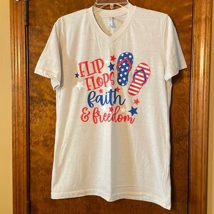 Love in Faith Patriotic T-shirt